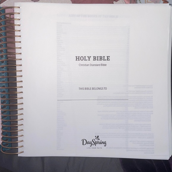 DaySpring Spiral CSB Bible Journaling - Picture 3 of 6